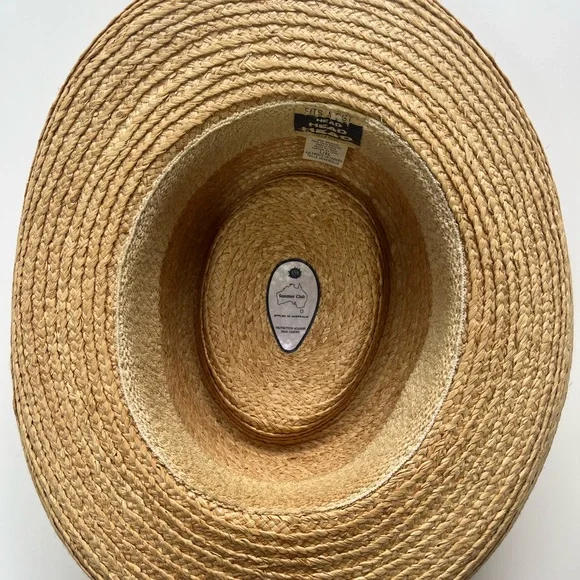 Summer Club Australia Natural Material Woven Straw Wicker Beach Golf Hat - Picture 4 of 5